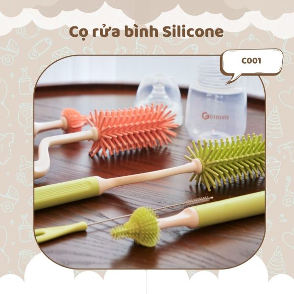 Bộ cọ rửa bình Silicone