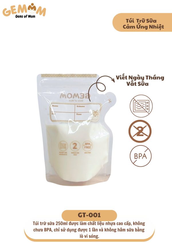 Túi trữ sữa 250ml - Hình ảnh 4