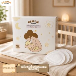 Thấm sữa dùng 1 lần Extra 2X 100 miếng/ hộp - GTS130-100