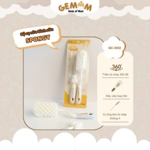 Bộ cọ rửa bình Spongy - GC-003
