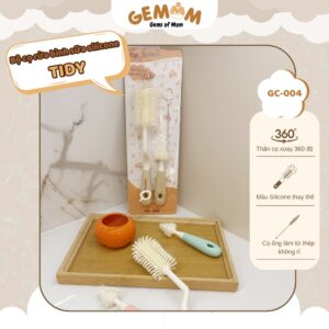 Bộ cọ rửa bình Silicone Tidy - GC004