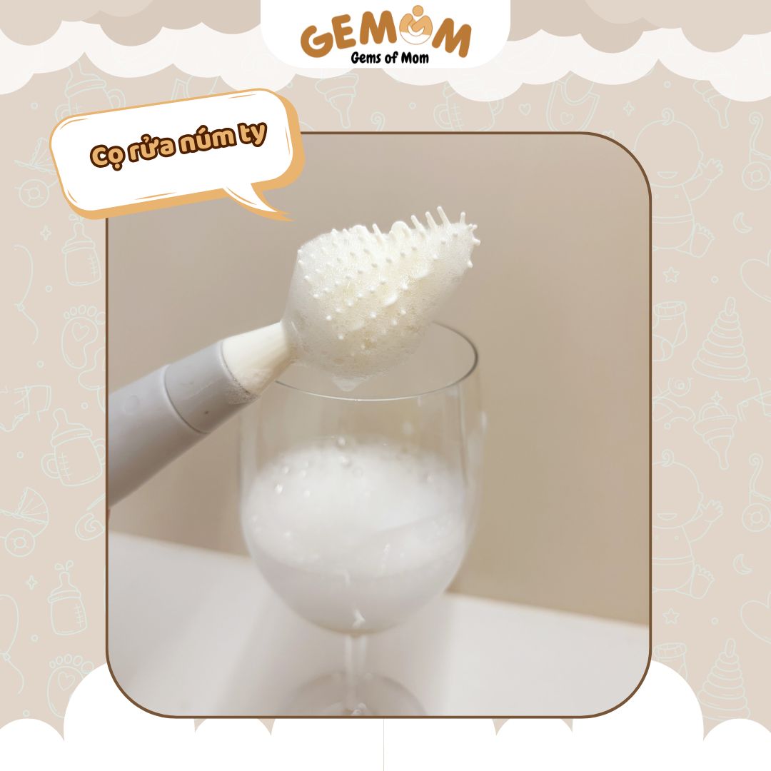 Bộ cọ rửa bình Silicone Tidy - GC004 - Ảnh 3